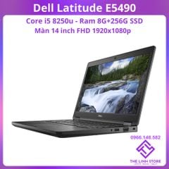 Laptop Dell Latitude E5490 màn 14 inch FHD - Core i5 8250 ram 8G 256G SSD