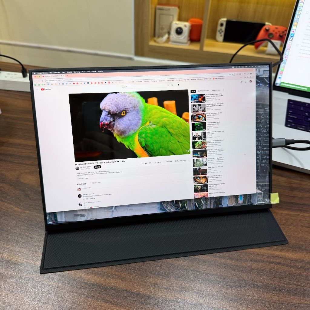 Màn hình di động 14 inch IPS 2.5K TypeC Thunderbolt - Tặng kèm bao da