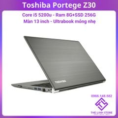 Laptop Toshiba Portege Z30 màn 13.3 siêu mỏng - Core i5 5200U ram 8G 256G