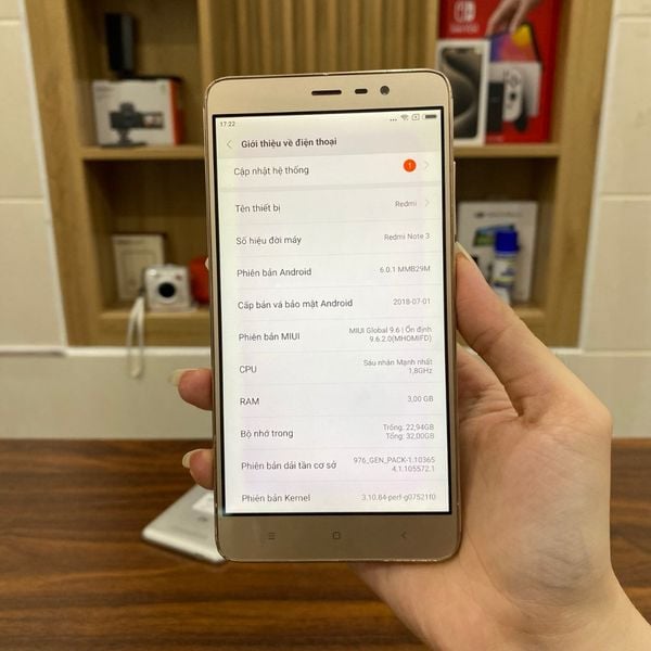 Điện thoại Xiaomi Redmi Note Pro Sim Snapdragon 650 Màn inch