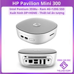 Máy tính Mini PC HP Pavilion Mini 300 có WIFI - Intel 3558u Ram 4G 128G SSD