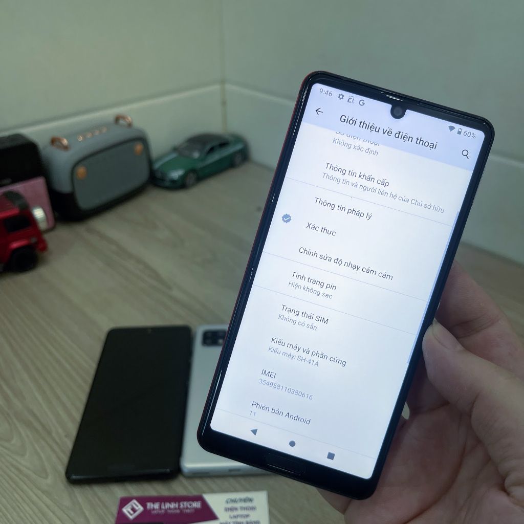 Điện thoại Sharp Aquos Sense 4 màn 5.8 inch - Snap 720G
