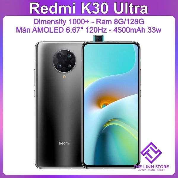 Điện thoại Xiaomi Redmi K30 Ultra Rom Quốc tế Màn AMOLED 120Hz 6.67 inch  - Dimensity 1000+