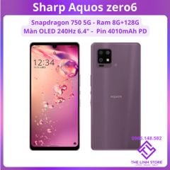 Điện thoại Sharp Aquos zero 6 màn OLED 240Hz - Snapdragon 750 5G ram 8G 128G