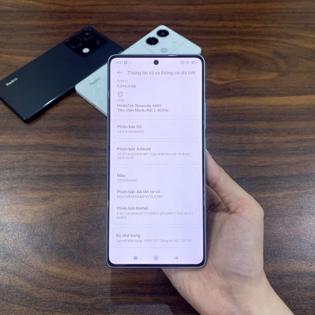 Điện thoại Xiaomi Redmi Note 13 5G Rom HyperOS Quốc tế - Dimensity 6080 ram 8G 128G