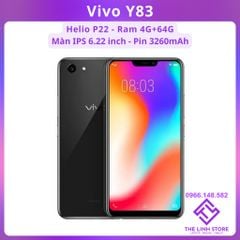 Điện thoại Vivo Y83 Màn 6.2 inch Ram 4G 64G - Helio P22 Rom quốc tế