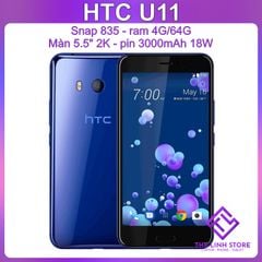Điện thoại HTC U11 màn 5.5 inch 2K - Snap 835 ram 4G 64G