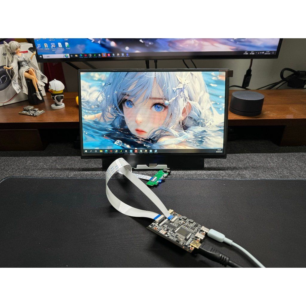 Màn hình di động 11 inch IPS DIY không có vỏ - Màn kèm mạch để tùy ý DIY