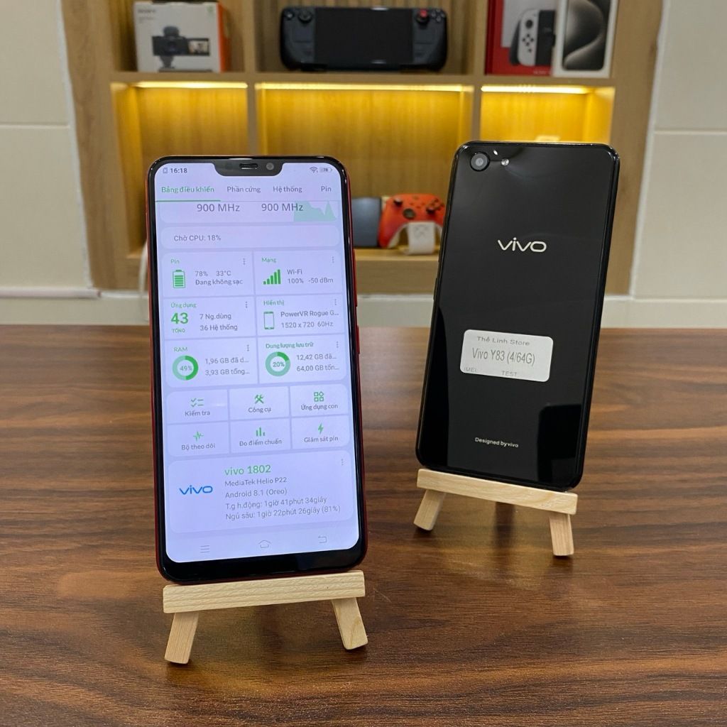 Điện thoại Vivo Y83 Màn 6.2 inch Ram 4G 64G - Helio P22 Rom quốc tế