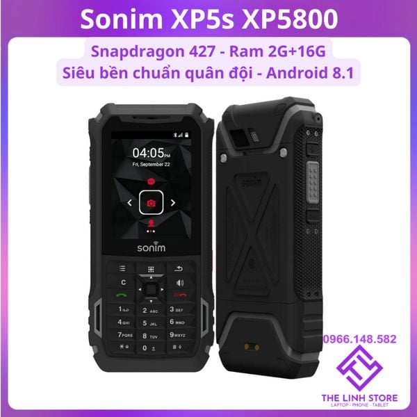 Điện thoại Sonim XP5s XP5800 siêu bền - Snapdragon 427 Android 8.1