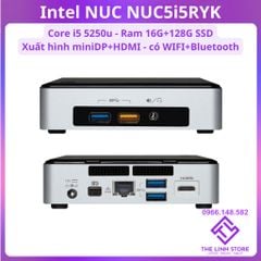 Máy tính Mini PC Intel NUC NUC5i5RYK - Core i5 5250u Ram 16G 128G SSD
