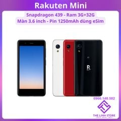 Điện thoại Rakuten Mini màn 3.6 inch - Snapdragon 439 ram 3G 32G dùng eSim