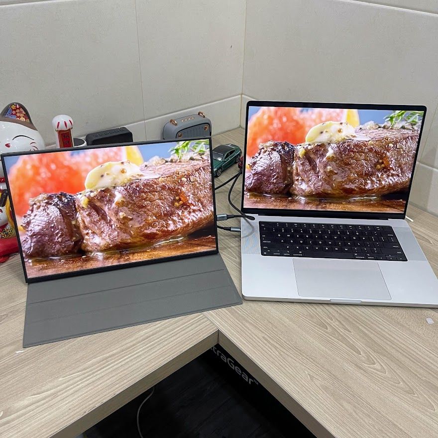 Màn hình di động 15 inch bản 100%sRGB tỉ lệ 16:10 2.5K 144Hz có MiniDP Thunderbolt