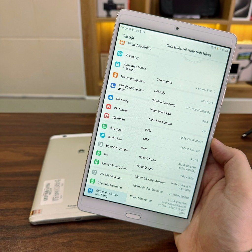 Máy tính bảng Huawei Mediapad M3 8.4 màn 2K loa Harman Kardon - Ram 4G Kirin 950