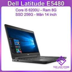 Laptop Dell Latitude E5480 màn 14 inch Core i5 6200U Ram 8G SSD 256G Likenew
