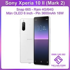 Điện thoại Sony Xperia 10 II (Mark 2) màn OLED 6 inch - Snap 665 ram 4G 64G