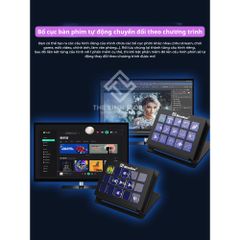 Thiết bị Stream MiraBox StreamDeck với 15 phím tùy biến