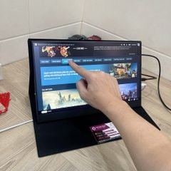 Màn hình di động 15 inch IPS Bản có cảm ứng Type C ThunderBolt - Tặng kèm bao da