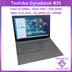 Laptop Toshiba Dynabook B35 màn 15.6 inch - Core i5 5200u 16G 256G SSD