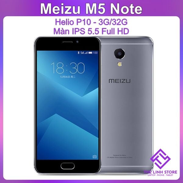 Điện thoại Meizu M5 Note màn 5.5 Full HD - Helio P10 ram 3G 32G