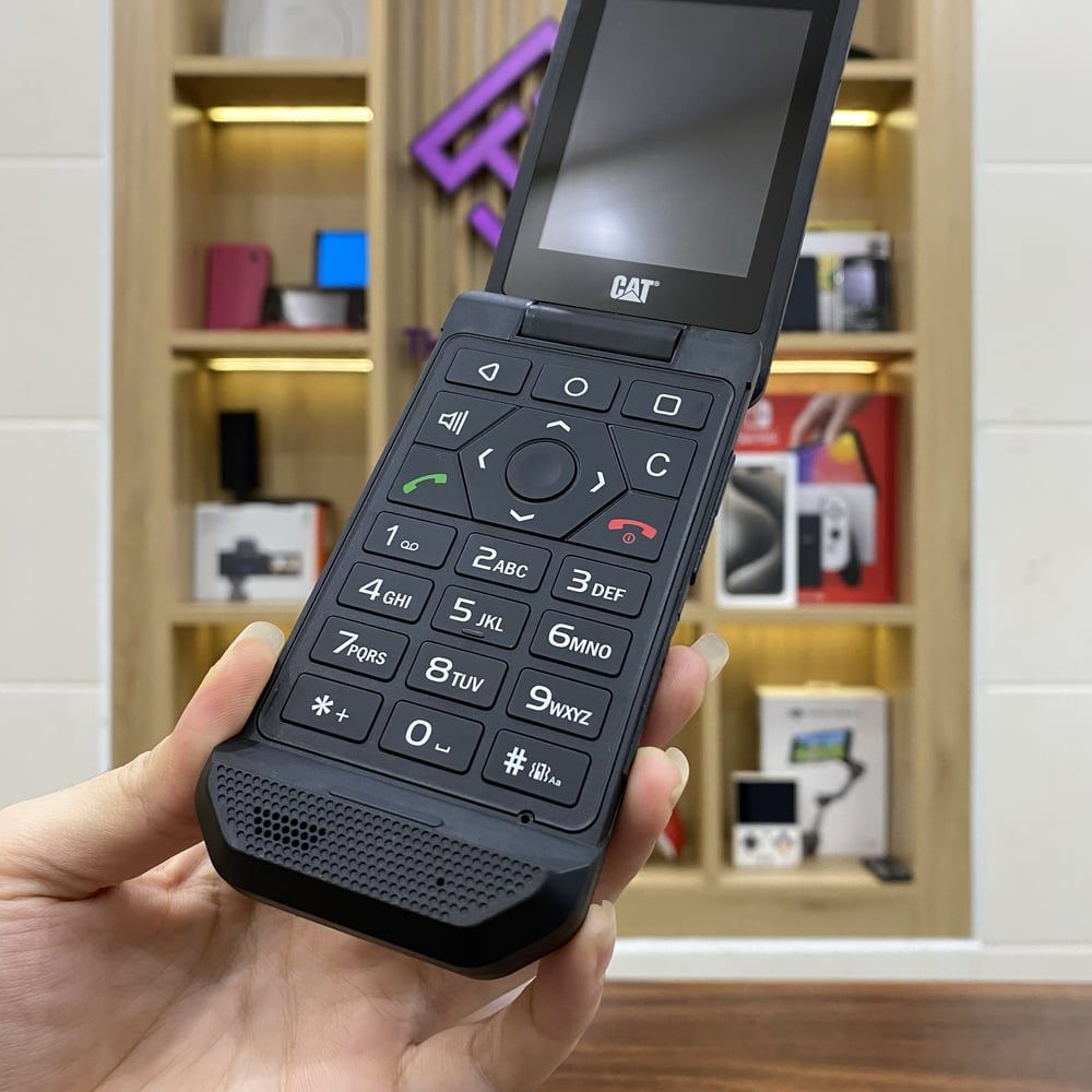 Điện thoại CAT S22 Flip chống nước chống va đập chuẩn quân đội - Android 11 màn 2.8 inch cảm ứng