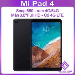 Máy tính bản Xiaomi Mi Pad 4 có tiếng Việt bản 4G - Snap 660 ram 4G 64G