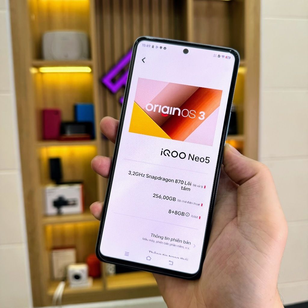 Điện thoại Vivo iQOO Neo 5 màn AMOLED 120Hz - Snapdragon 870 ram 8G 256G