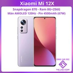 Điện thoại Xiaomi Mi 12X màn cong AMOLED 120Hz - Snap 870 bộ nhớ 256G