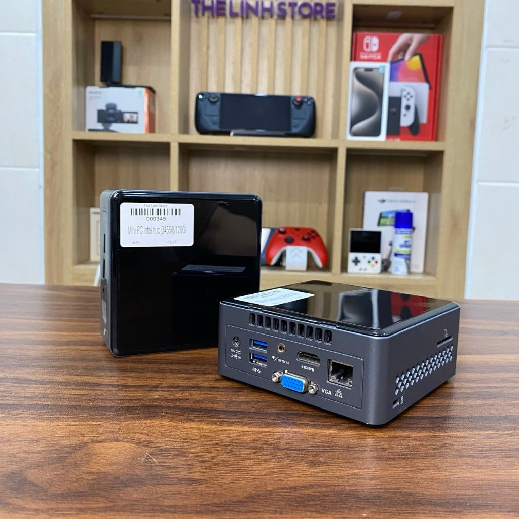 Máy tính Mini PC Intel NUC NUC6CAY - Intel J3455 Ram 8G SSD 128G