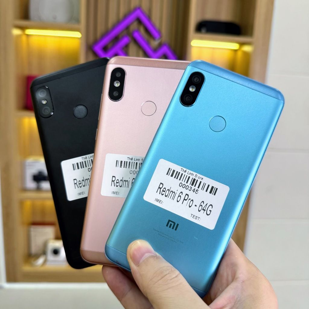 Điện thoại Xiaomi Redmi 6 Pro Rom Quốc tế tiếng VIệt - Snapdragon 625 ram 4G 64G