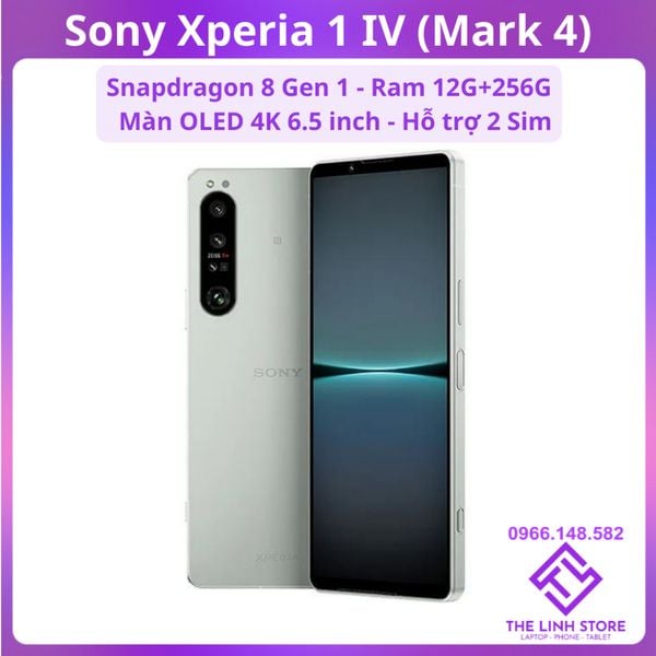 Điện thoại Sony Xperia 1 IV (X1 Mark 4) Snapdragon 8 Gen 1 - Màn OLED 4K 120Hz