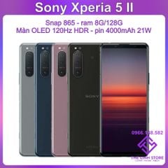 Điện thoại Sony Xperia 5 II (X5 Mark II) 2 Sim màn OLED 120Hz - Snap 865 ram 8G 128G