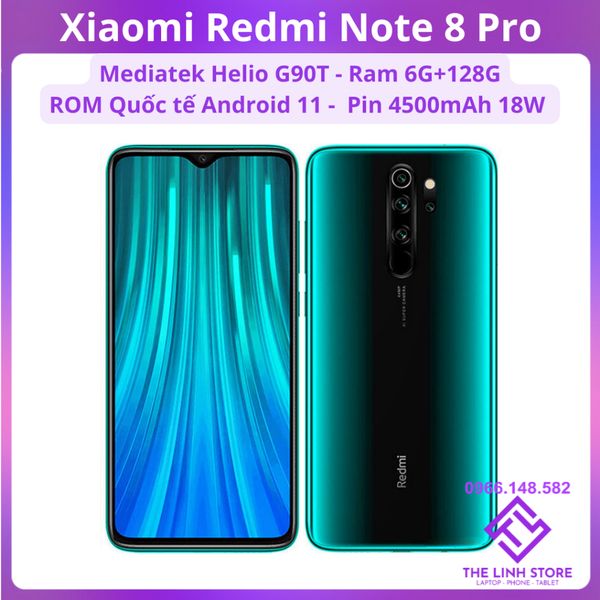 Điện thoại Xiaomi Redmi Note 8 Pro ROM Quốc tế - Helio G90T ram 6G