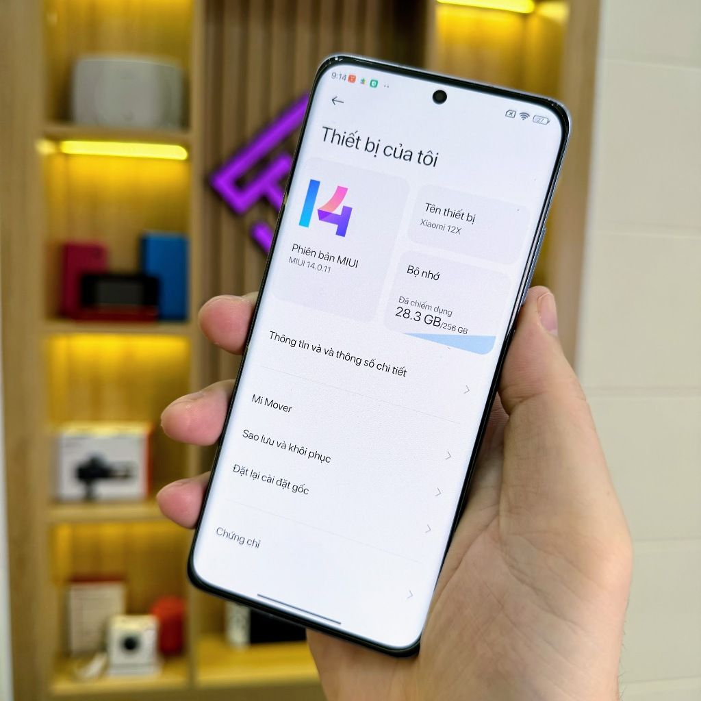 Điện thoại Xiaomi Mi 12X màn cong AMOLED 120Hz - Snap 870 bộ nhớ 256G