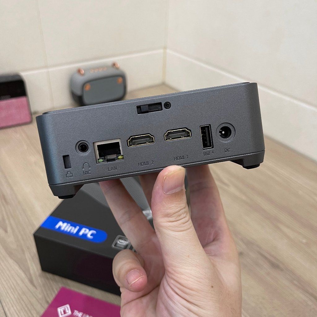 Máy tính Mini PC Intel NUC GK3 Plus mới FullBox - intel N100 thế hệ 12 ram 16G 512G