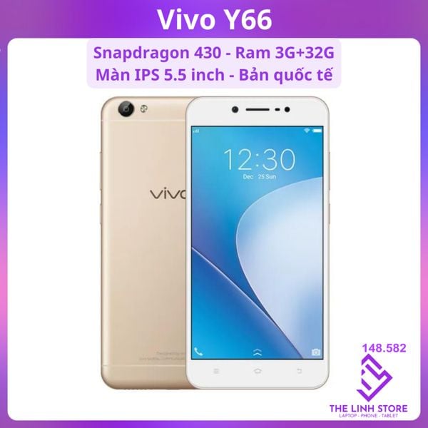 Điện thoại Vivo Y66 bản Quốc tế - Snapdragon 435 ram 3G 32G