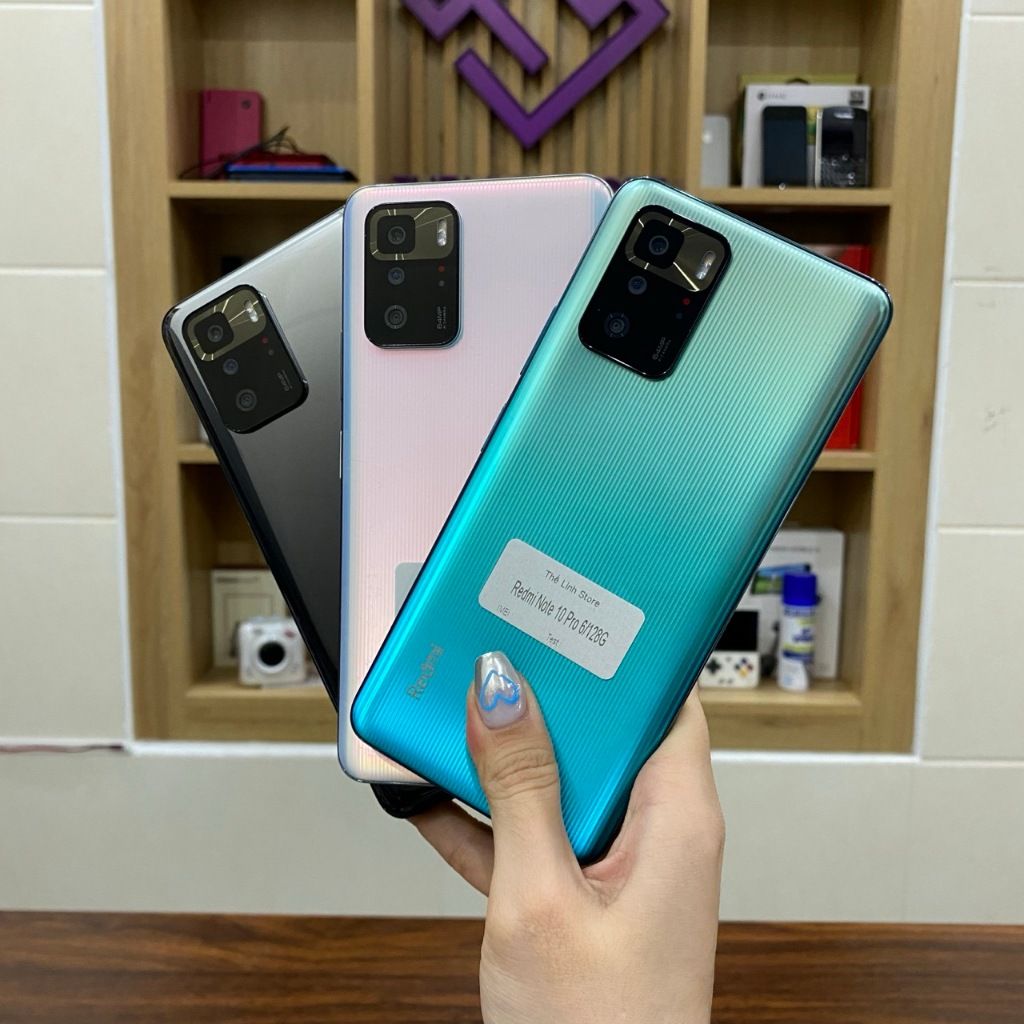 Điện thoại Xiaomi Redmi Note 10 Pro 5G Rom quốc tế - Dimensity 1100 ram 6G 128G màn 120Hz