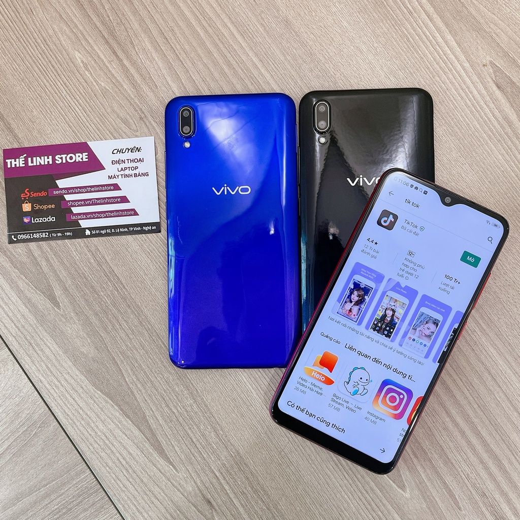 Điện thoại Vivo Y93s ram 4G 128G - Helio P22 màn 6.2 inch giọt nước