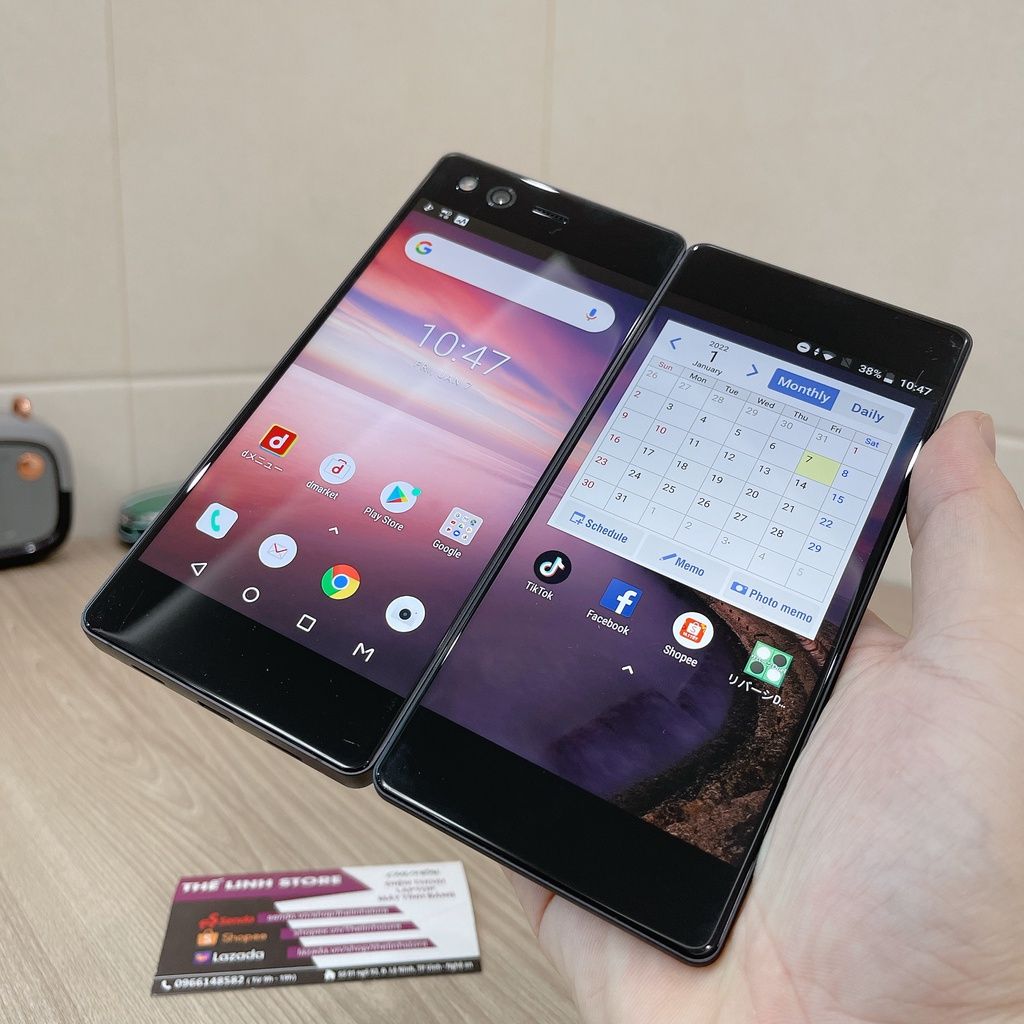 Điện thoại ZTE Axon M có 2 màn hình - ram 4G 64G