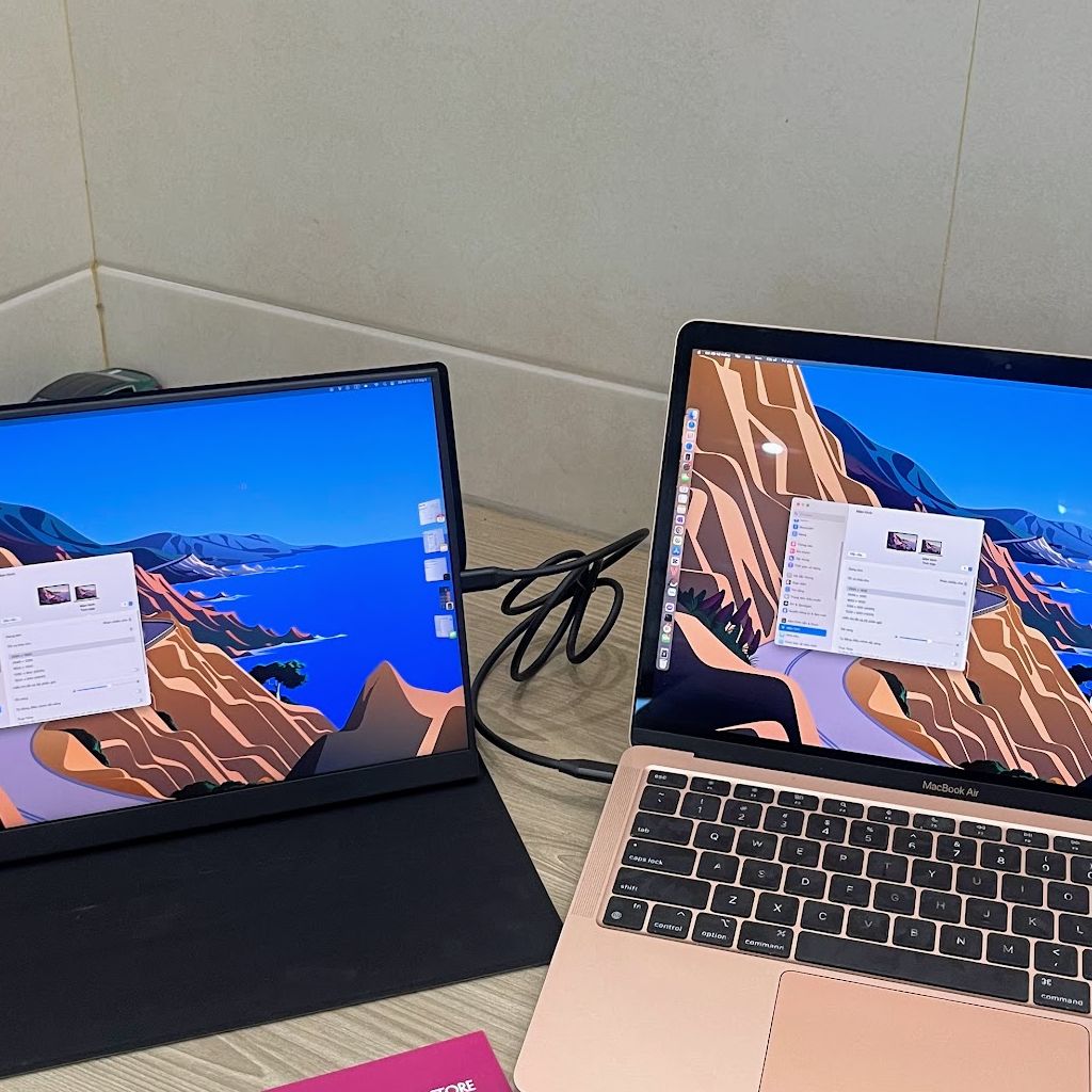 Màn hình di động 13 inch IPS 2.5K 100% sRGB Type-C ThunderBolt - Tặng bao da