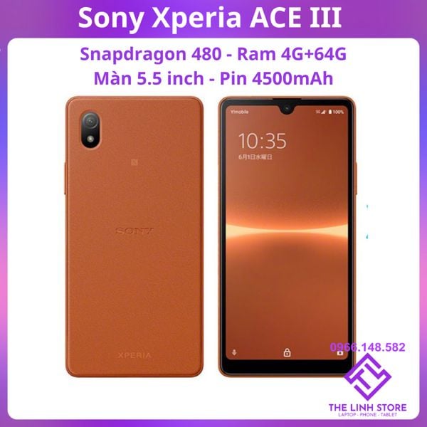 Điện thoại Sony Xperia Ace III màn 5.5 inch nhỏ gọn - Snapdragon 480