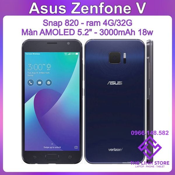 Điện thoại Asus Zenfone V (V520KL) màn Amoled 5.2 inch - Snap 820 ram 4G 32G