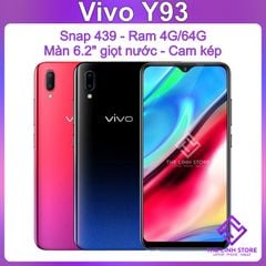 Điện thoại Vivo Y93 màn 6.2 inch giọt nước - Snapdragon 439 ram 4G 64G