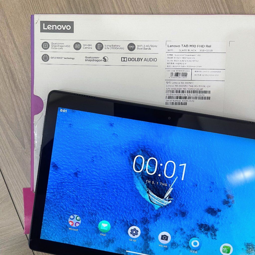 Máy tính bảng Lenovo Tab M10 X605 ram 3G 32G - Màn 10 inch FullHD