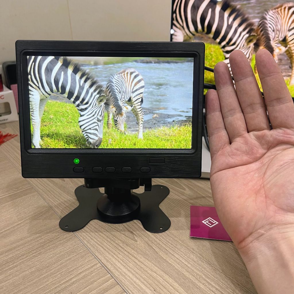 Màn hình rời 7 inch IPS có chân đế - hỗ trợ AV VGA HDMI