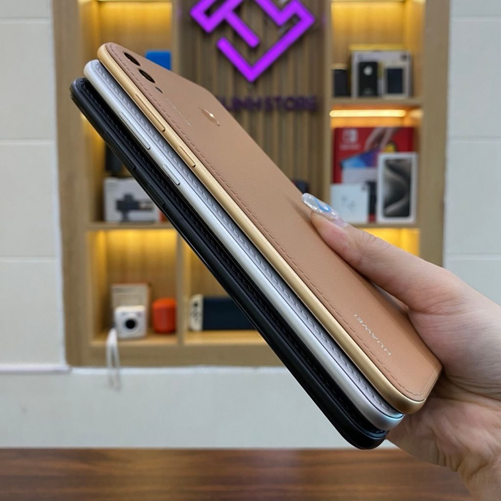 Điện thoại Huawei Enjoy Max lưng da Màn to 7.12 inch - Snapdragon 660 bộ nhớ 128G