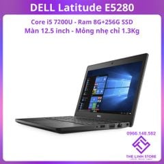 Laptop Dell Latitude E5280 màn 12.5 inch - Core i5 7200u 8G 256G SSD