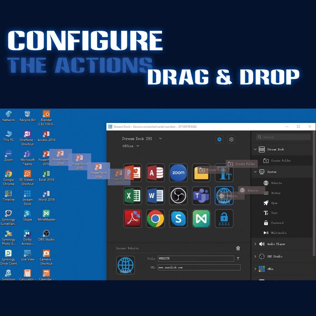 Thiết bị Stream MiraBox StreamDeck với 15 phím tùy biến