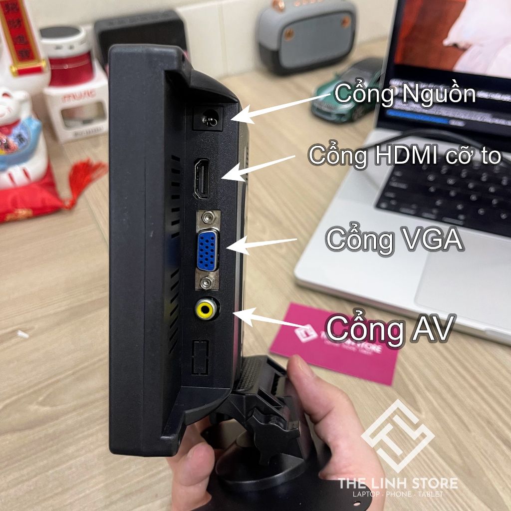 Màn hình rời 7 inch IPS có chân đế - hỗ trợ AV VGA HDMI