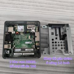 Máy tính Mini PC Intel NUC NUC6CAY - Intel J3455 Ram 8G SSD 128G